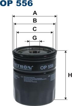 Filtron OP556 - Oil Filter www.avaruosad.ee