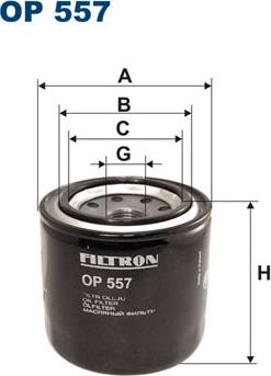 Filtron OP557 - Масляный фильтр www.avaruosad.ee