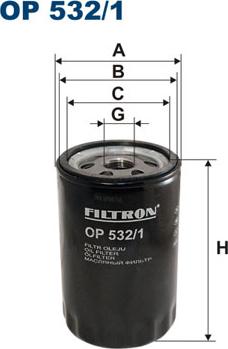 Filtron OP532/1 - Oil Filter www.avaruosad.ee