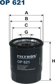 Filtron OP621 - Oil Filter www.avaruosad.ee
