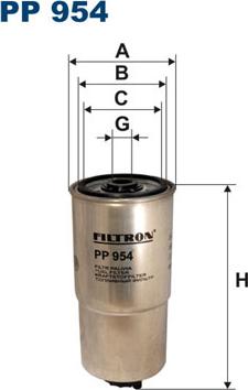 Filtron PP954 - Топливный фильтр www.avaruosad.ee