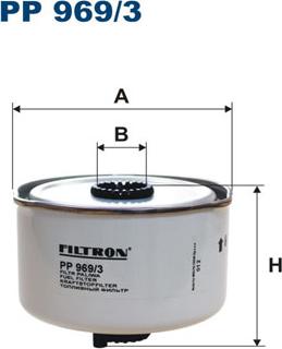 Filtron PP969/3 - Fuel filter www.avaruosad.ee