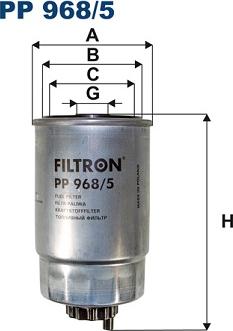 Filtron PP968/5 - Fuel filter www.avaruosad.ee