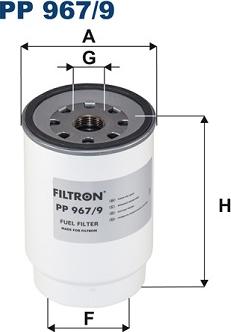 Filtron PP 967/9 - Топливный фильтр www.avaruosad.ee