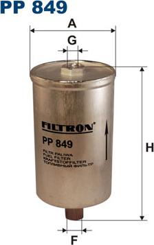 Filtron PP849 - Fuel filter www.avaruosad.ee