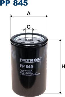 Filtron PP845 - Fuel filter www.avaruosad.ee