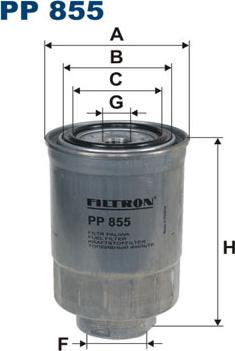 Filtron PP855 - Fuel filter www.avaruosad.ee