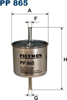 Filtron PP865 - Fuel filter www.avaruosad.ee