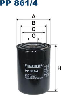 Filtron PP861/4 - Polttoainesuodatin www.avaruosad.ee