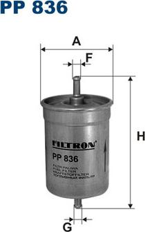 Filtron PP836 - Fuel filter www.avaruosad.ee