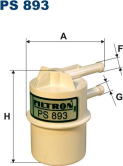 Filtron PS893 - Fuel filter www.avaruosad.ee