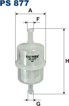 Filtron PS877 - Fuel filter www.avaruosad.ee