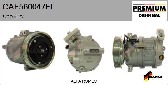 FLAMAR CAF560047FI - Compressor, air conditioning www.avaruosad.ee