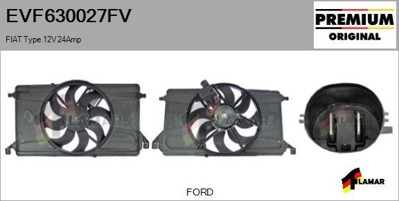 FLAMAR EVF630027FV - Electric Motor, radiator fan www.avaruosad.ee