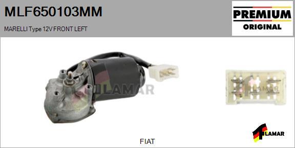 FLAMAR MLF650103MM - Wiper Motor www.avaruosad.ee
