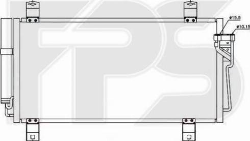 FPS FP 44 K172 - Kondensor, klimatanläggning www.avaruosad.ee