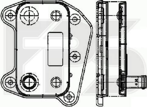 FPS FP 46 B38-X - Õliradiaator,mootoriõli www.avaruosad.ee