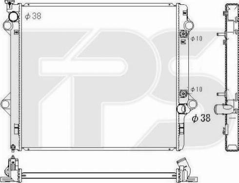 FPS FP 70 A1312-X - Kylare, motorkylning www.avaruosad.ee