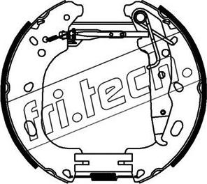 Fri.Tech. 16432 - Brake Set, drum brakes www.avaruosad.ee