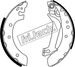 Fri.Tech. 1040.142 - Brake Set, drum brakes www.avaruosad.ee