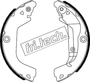 Fri.Tech. 1027.009 - Brake Set, drum brakes www.avaruosad.ee