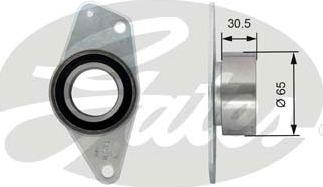 Gates T42091 - Deflection/Guide Pulley, timing belt www.avaruosad.ee