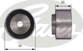 Gates T42005 - Deflection/Guide Pulley, timing belt www.avaruosad.ee