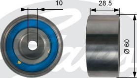 Gates T42226 - Deflection/Guide Pulley, timing belt www.avaruosad.ee