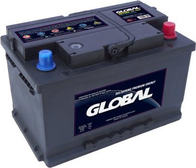 GLOBAL GR075EU - Стартерная аккумуляторная батарея, АКБ www.avaruosad.ee