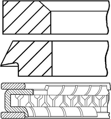 Goetze Engine 08-336300-00 - Piston Ring Kit www.avaruosad.ee