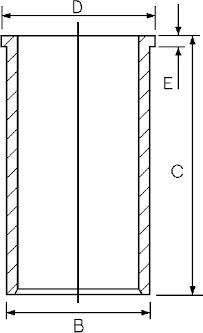 Goetze Engine 14-021150-00 - Cylinder Sleeve www.avaruosad.ee