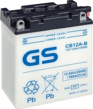 GS GS-CB12A-B - Стартерная аккумуляторная батарея, АКБ www.avaruosad.ee