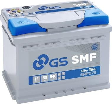 GS SMF078 - Starter Battery www.avaruosad.ee