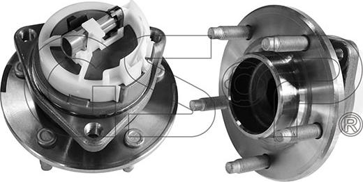 GSP 9400306 - Wheel hub, bearing Kit www.avaruosad.ee