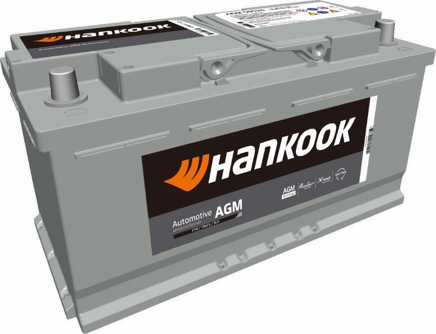 Hankook AGM 59520 - Стартерная аккумуляторная батарея, АКБ www.avaruosad.ee