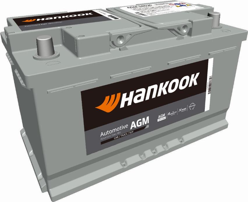 Hankook AGM 58020 - Стартерная аккумуляторная батарея, АКБ www.avaruosad.ee