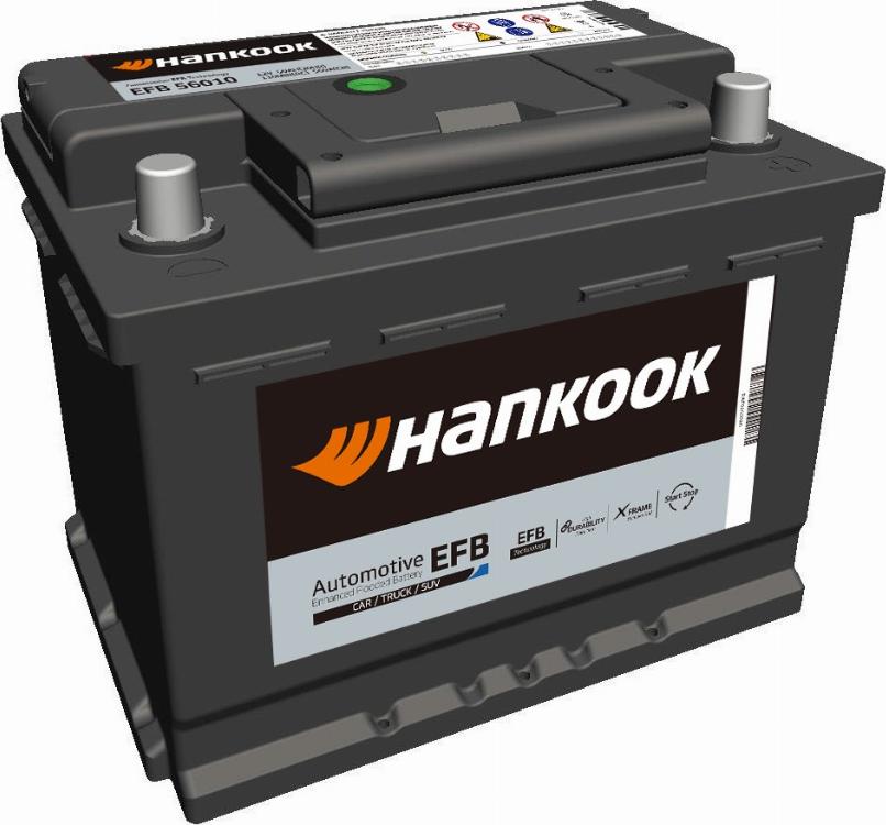 Hankook EFB 56030 - Стартерная аккумуляторная батарея, АКБ www.avaruosad.ee