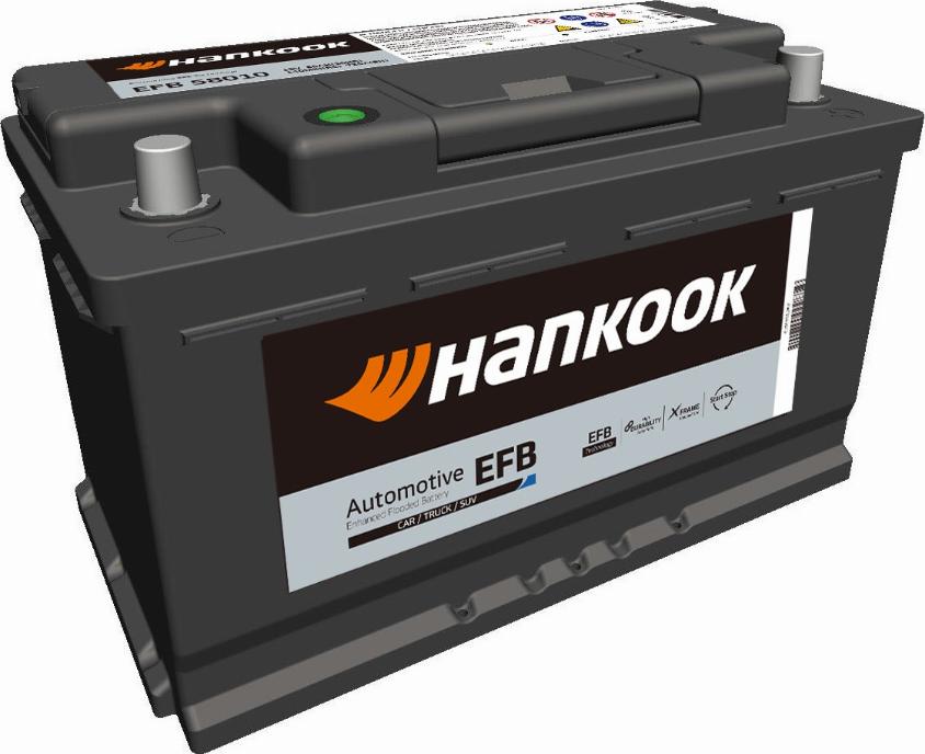Hankook EFB 58030 - Стартерная аккумуляторная батарея, АКБ www.avaruosad.ee