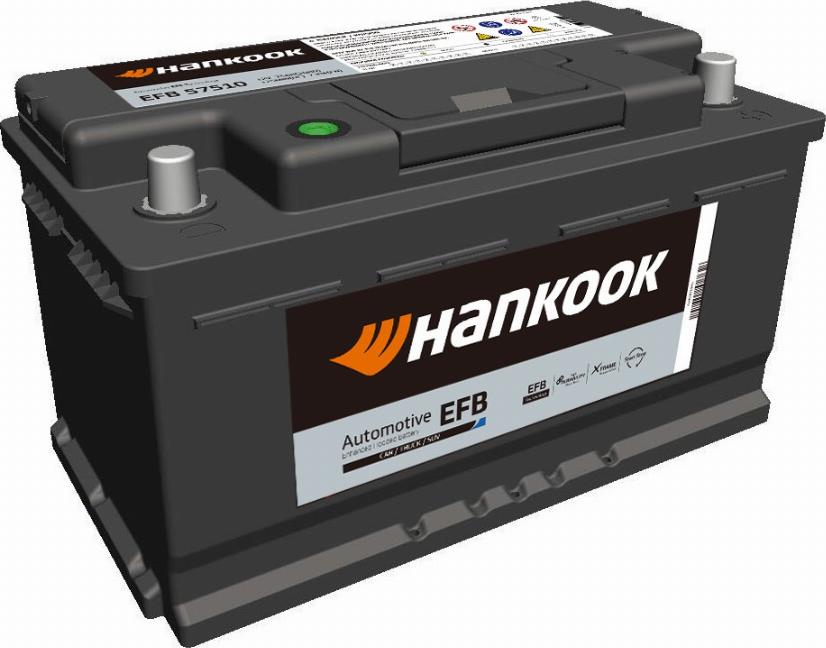 Hankook EFB 57530 - Starterio akumuliatorius www.avaruosad.ee
