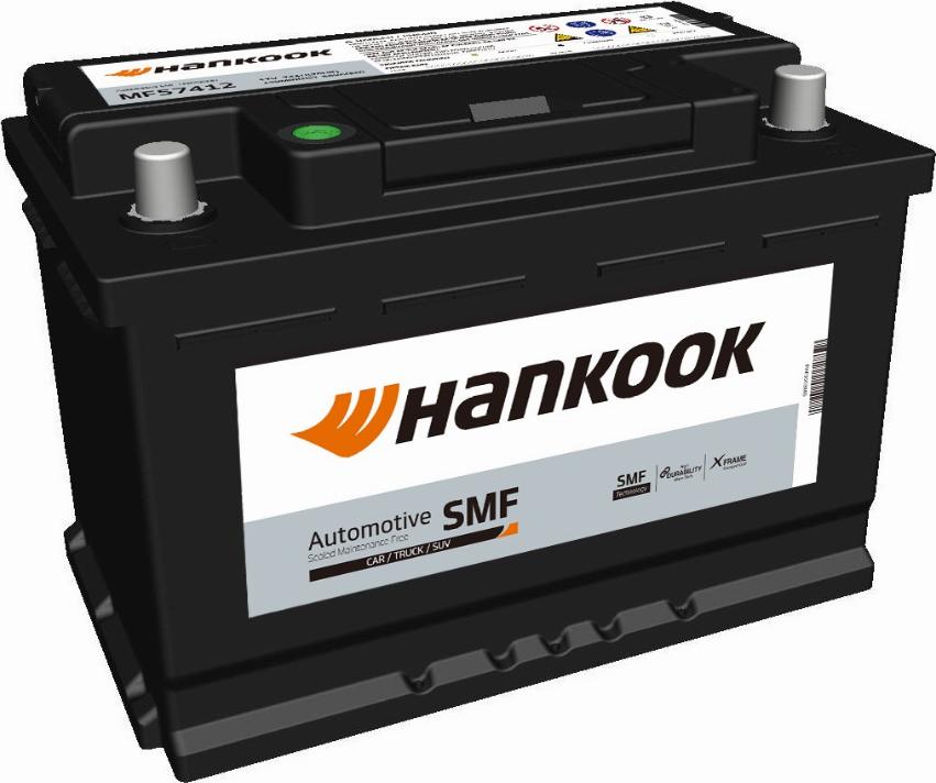 Hankook MF57412 - Стартерная аккумуляторная батарея, АКБ www.avaruosad.ee