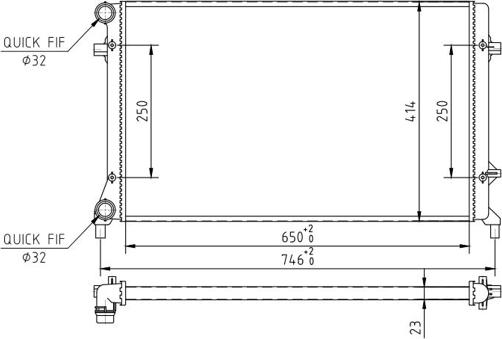 Hart 608 017 - Radiators, Motora dzesēšanas sistēma www.avaruosad.ee