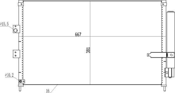 Hart 614 536 - Condenser, air conditioning www.avaruosad.ee