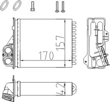 Hart 611 778 - Heat Exchanger, interior heating www.avaruosad.ee