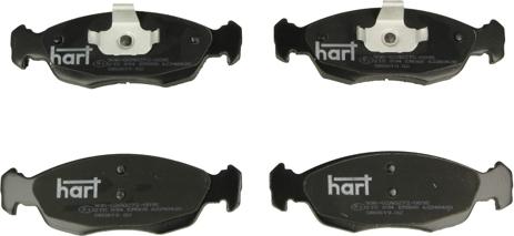Hart 215 894 - Juego de pastillas de freno www.avaruosad.ee