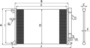 HC-Cargo 260756 - Condenser, air conditioning www.avaruosad.ee