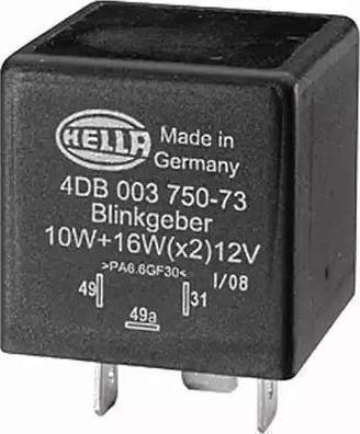 HELLA 4DB 003 750-717 - Flasher Unit www.avaruosad.ee