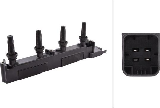 HELLA 5DA 358 000-891 - Bobine d'allumage www.avaruosad.ee