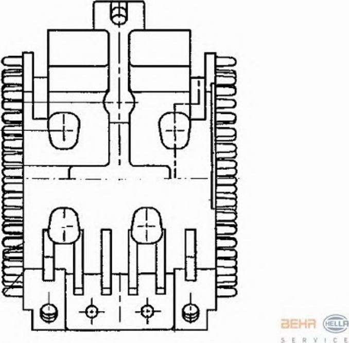 HELLA 5HL 351 321-041 - Control Unit, heating / ventilation www.avaruosad.ee