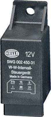 HELLA 5WG 002 450-311 - Relay, wipe-/wash interval www.avaruosad.ee