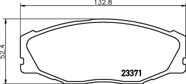 HELLA 8DB 355 039-601 - Bremžu uzliku kompl., Disku bremzes www.avaruosad.ee